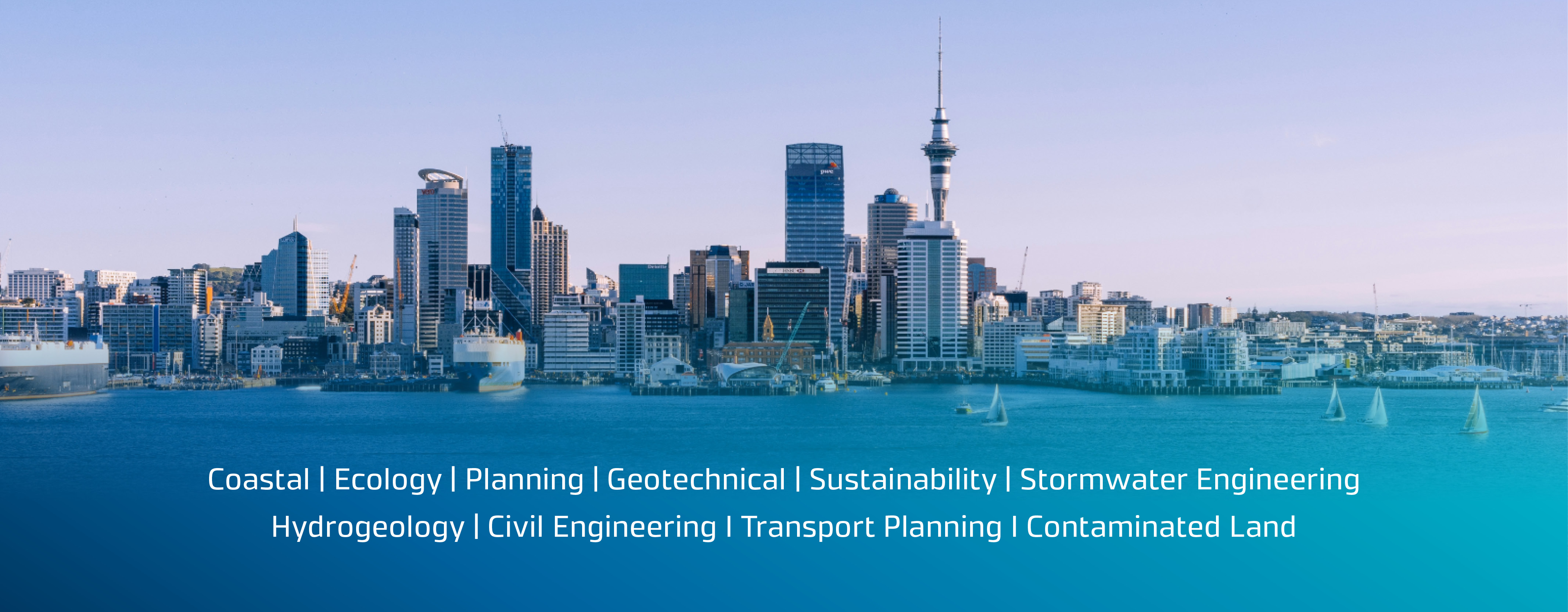 Tonkin + Taylor Land and Buildings list of services: Coastal | Ecology | Planning | Geotechnical | Sustainability | Stormwater Engineering | Hydrogeology | Civil Engineering I Transport Planning I Contaminated Land